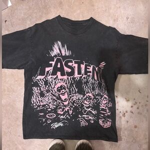 Graphic T-Shirt - Black and Pink